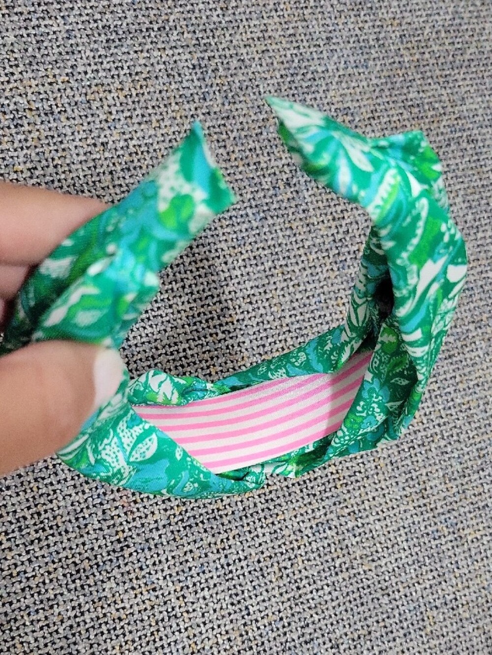 LILLY PULITZER Twist Headband in Safari Sangria - Picture 8 of 10